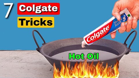 7 Crazy Colgate Experiments || Science Experiments With Colgate