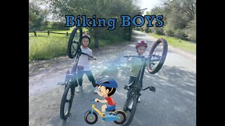 Biking Boys | Doing dangerous things carefully