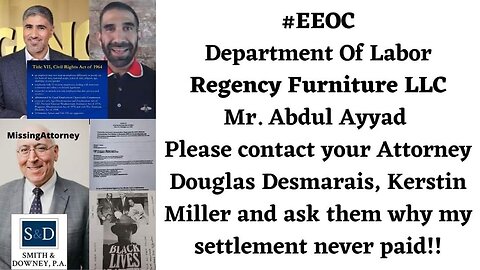 Regency Furniture LLC Corporate Office Headquarters - Abdul Ayyad - Ahmad Ayyad - Emplyee Victim Settlement Never Paid - Smith Downey PA - Tully Rinckey PLLC - President BongBong Marcos - President Trump - President Biden - Balitang America - SMNI news -