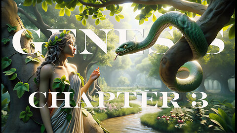 🍎 Eve and The Serpent 🐍 🧝🏼‍♀️🌳 The Forbidden Fruit. Genesis Chapter 3: KJV