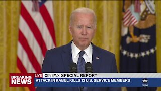 ABC News Special Report: President Biden addresses the nation after attack in Kabul kills 12 US service members