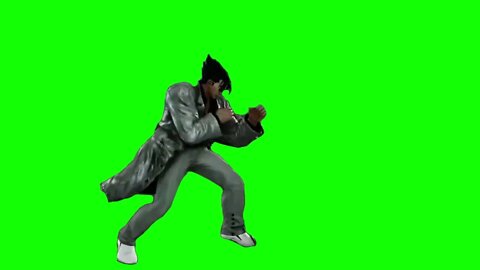 Jin wavedashing GreenScreen