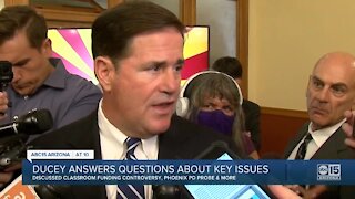Gov. Ducey answers questions about key issues in Arizona