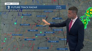 Isolated Storms Friday