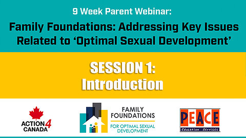 Action4Canada Family Foundations Part I - Session 1, Oct. 2023