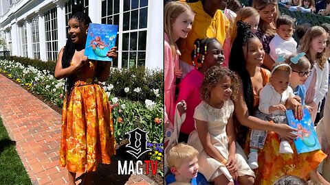 Halle Bailey Invited To Read Lilttle Mermaid Book To Children At The White House! 🧜🏽‍♀️