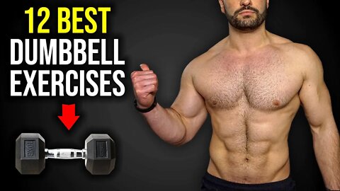 12 BEST Dumbbell Exercises For BUILDING MUSCLE (MY LIST!!)