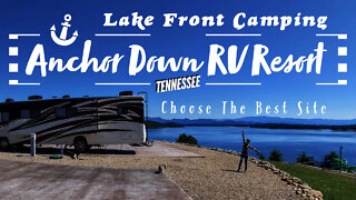 【RV Park Review - Tennessee】Anchor Down RV Resort - Lake Front Camping