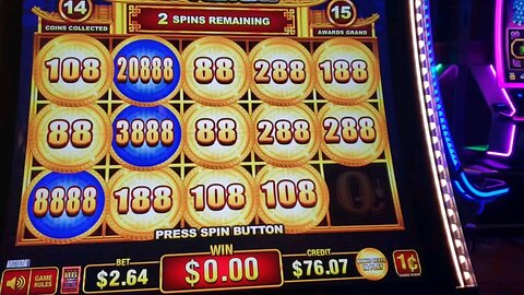 COIN TRIO FORTUNE TRAILS slot machine was on fire got all 3 coins and more!!!