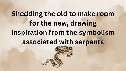 snake lead a more mindful and purposeful life.| let go of old habits |negative attachments,