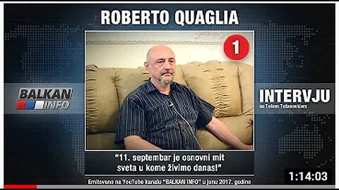 Tesha Teshanovic interviews Roberto Quaglia (24/06/2017)