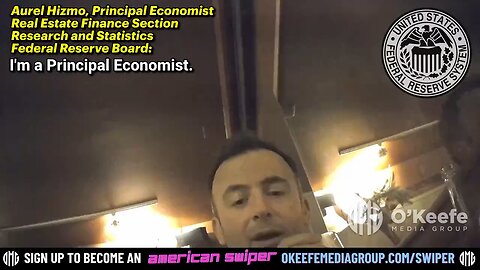 BREAKING, INSIDE THE FEDERAL RESERVE: Hidden Camera captures Principal Economist Federal Reserve tal