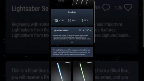 Star Wars Lightsaber NFT's On VeVe