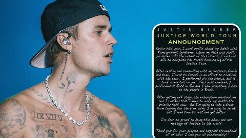 Another V@xx Victim??? Justin Bieber's Failing Health Causes Him to Cancel the Rest of His Tour