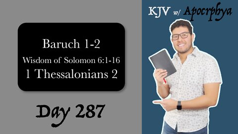 Day 287 - Bible in One Year KJV [2022]