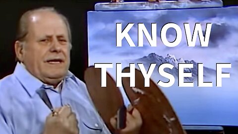 “The Artist” isn’t Just a Theme You Play Out in a Random Lifetime—IT IS A LEVEL OF CONSCIOUSNESS YOU EARN AFTER MUCH WORK ON THE KARMIC WHEEL TO LEARN TO KNOW THYSELF! | Teacher of Bob Ross, Master Painter, Bill Alexander. #Shorts