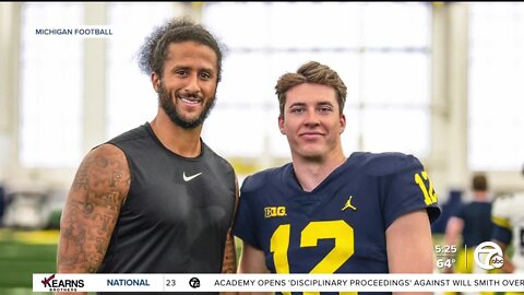 Colin Kaepernick serving as honorary captain for Michigan spring game this weekend