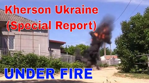 Ukraine Shells Kherson Region Killing civilians (Chernobaevka)