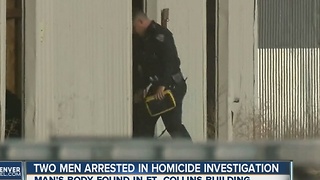 2 men arrested in Fort Collins homicide investigation