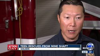 West Metro firefighters speak after saving life of teen who fell into a mine shaft