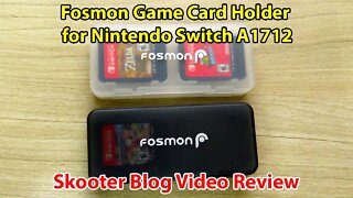 [Review] Fosmon Game Card Holder for Nintendo Switch A1712