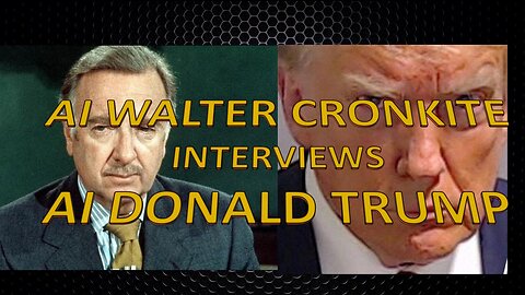 AI Walter Cronkite interviews AI Donald Trump