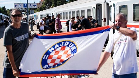 Navijači Hajduka Bilim vlakom kreću prema Zagrebu na utakmicu Superkupa