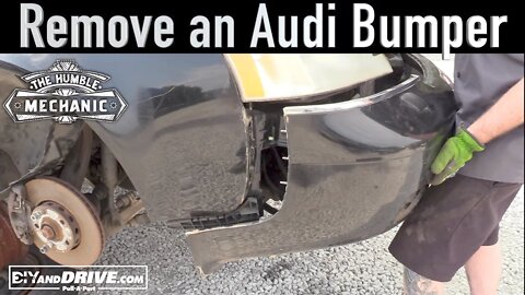 How To Remove an Audi Bumper ~ Salvage Yard Tips