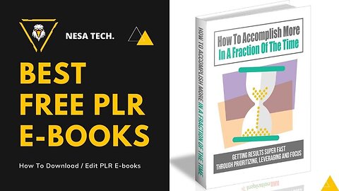 PLR Ebooks - Where To Find FREE PLR Ebooks / Product