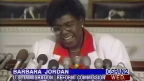 1995: Barbara Jordan on "Immigration Reform"