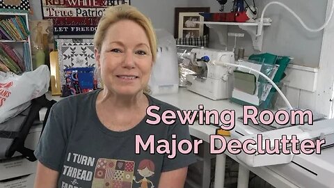 Sewing Room Declutter! Does Your Sewing Room Talk to You? Organize My Embroidery Blanks