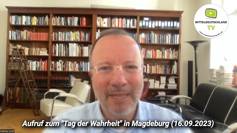 Markus Krall "Aufruf zum Tag der Wahrheit" in Magdeburg 16.09.23