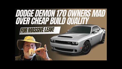 Demon 170 Owners Mad At Cheaply Made 200k Car.