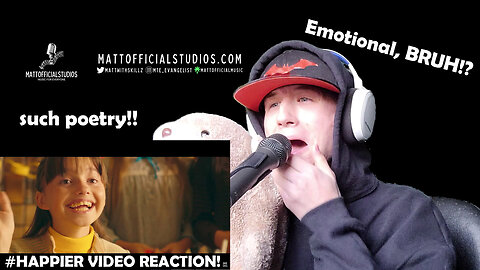 HAPPIER - Marshmello & Bastille - OFFICIAL VIDEO & LYRICS REACTION!!