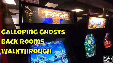 Galloping Ghosts Arcade Back Rooms Walkthrough | Indie Arcade Wave