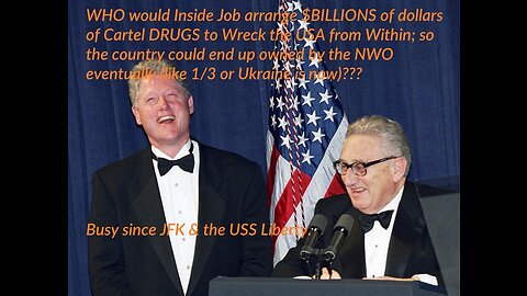 Kissinger`s Clintons Running Cocaine, Sex Slaves, Sacrifices, in the NWO from 1987 !!