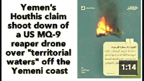 ⚡️Yemeni armed forces: “Yemeni air defenses shoot down an American MQ9 plane