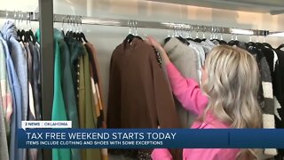 Tax-Free Weekend underway in Oklahoma