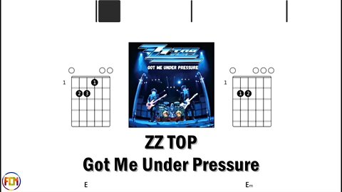 ZZ TOP Got Me Under Pressure - Guitar Chords & Lyrics HD