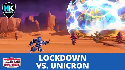 Angry Birds Transformers 2.0 - Lockdown vs. Unicron
