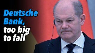 Deutsche Bank, too big to fail