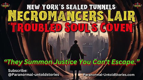 New York City's Necromancers Dark Justice: Secret Lair of Atlantic Avenue Tunnel #necromancer #scary