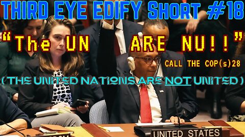 THIRD EYE EDIFY Short #18 "The UN Are NU" Call the COP(s) 28! The United Nations are NOT United!!