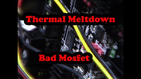 SKR 1.3 bad mosfet hotend E0 stuck on when powered on, 3D printer super dangerous, possible fire.