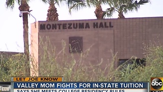 Valley mom fights community college for in-state tuition