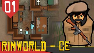 Usando o Famoso MOD DE COMBATE - Rimworld Combat Extended #01 [Série Gameplay PT-BR]