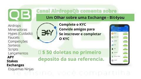 Um Olhar sobre uma #Exchange - #Bit4You