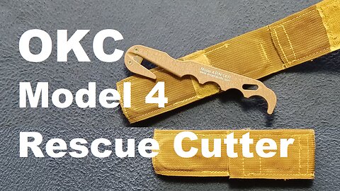 SHOW AND TELL 161: Ontario Model 4, Strap Cutter Rescue Tool