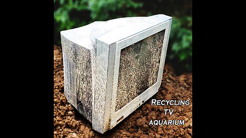 No waste money | Now you can DIY a beautiful aquarium from broken Television