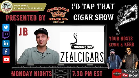 JB of Zeal Cigars, I'd Tap That Cigar Show Episode 227